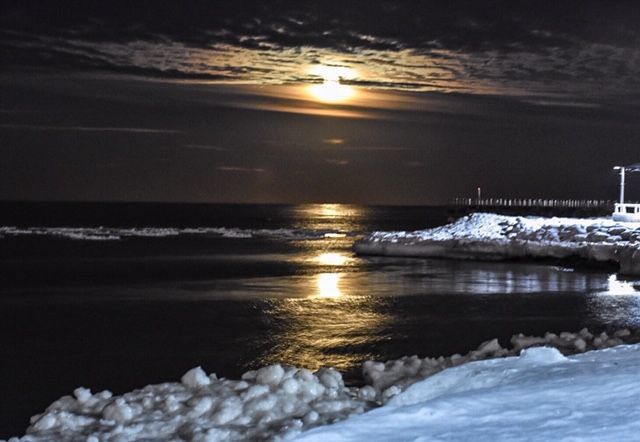 Blood moon rising